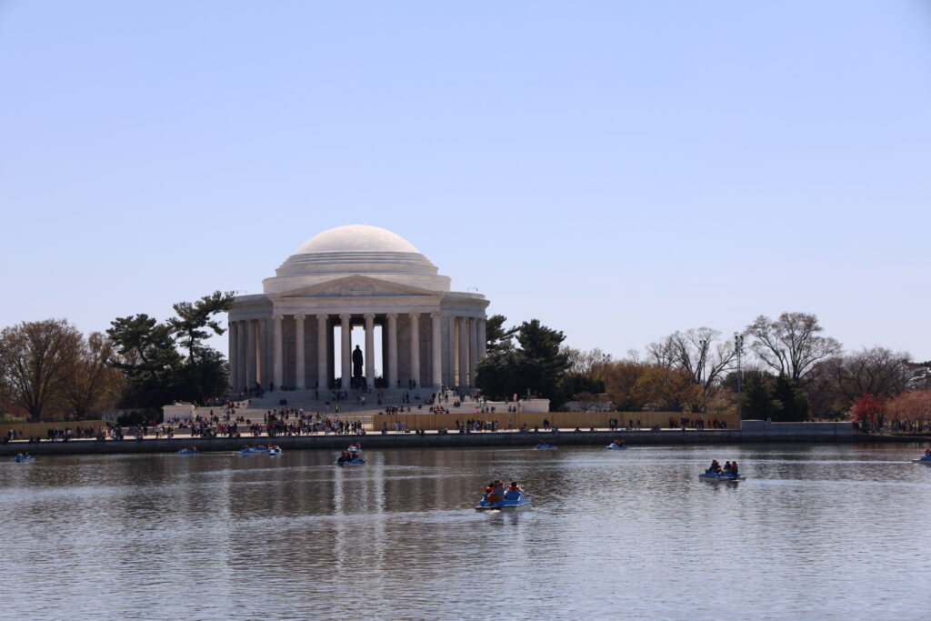 The Jefferson Memorial and the Tidal Basin