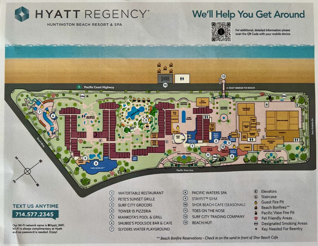 Hyatt Regency Huntington Beach Resort and Spa Map