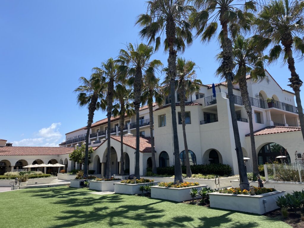 The outside view of Hyatt Regency Huntington Beach Resort and Spa