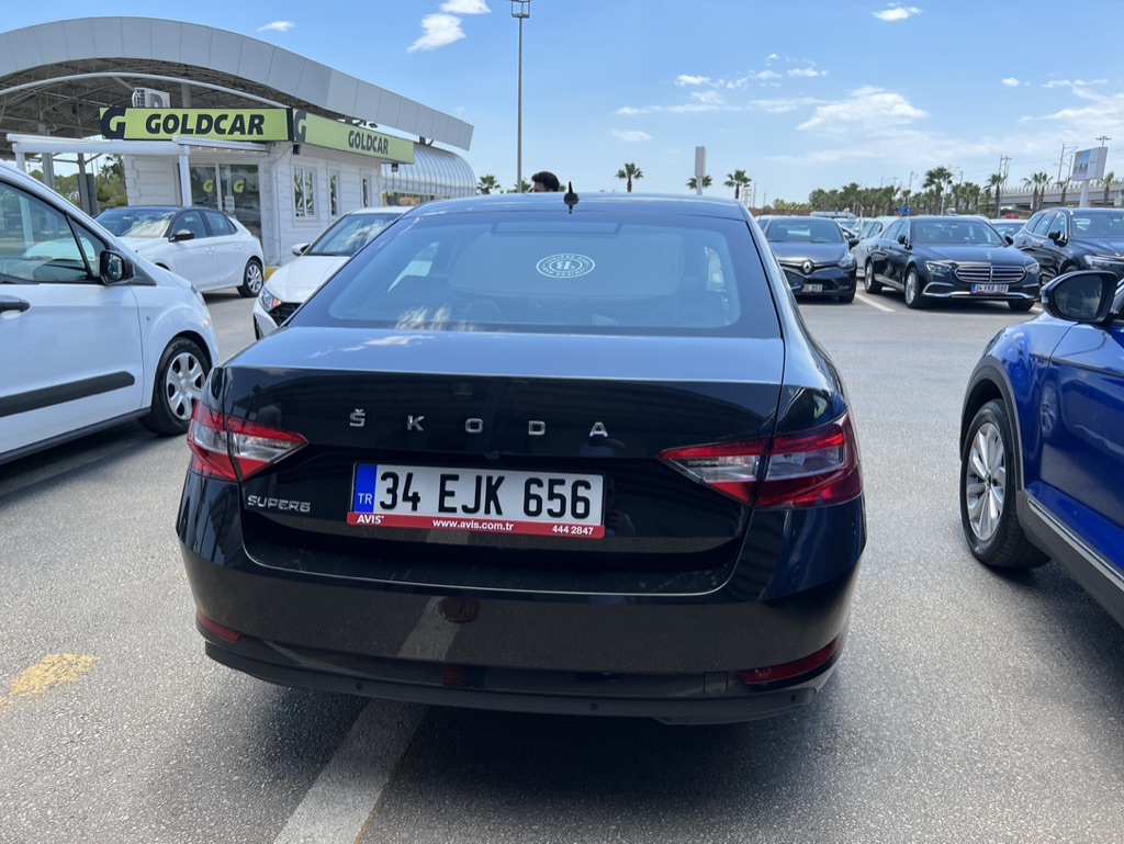 The car we rented in Turkey and paid for with the Chase Sapphire Preferred Card