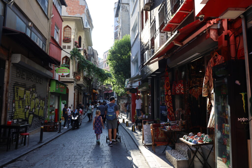 Street shops of Istanbul, Turkey