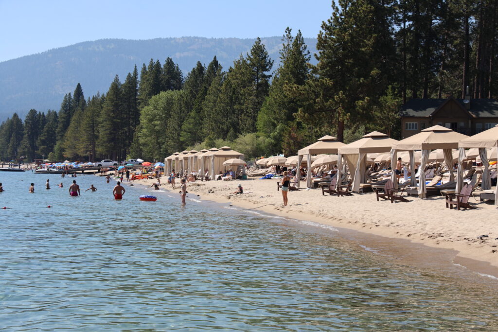 Hyatt Regency Lake Tahoe Resort private beach