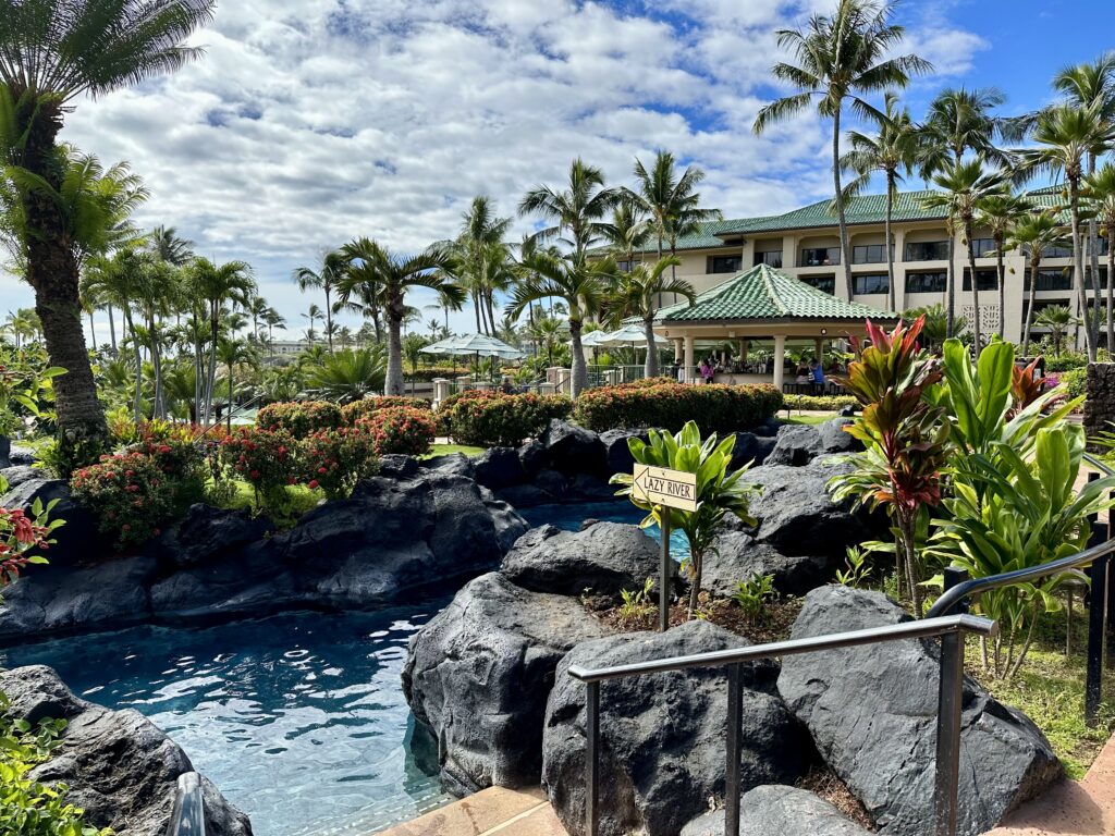 Lazy river at Grand Hyatt Kauai