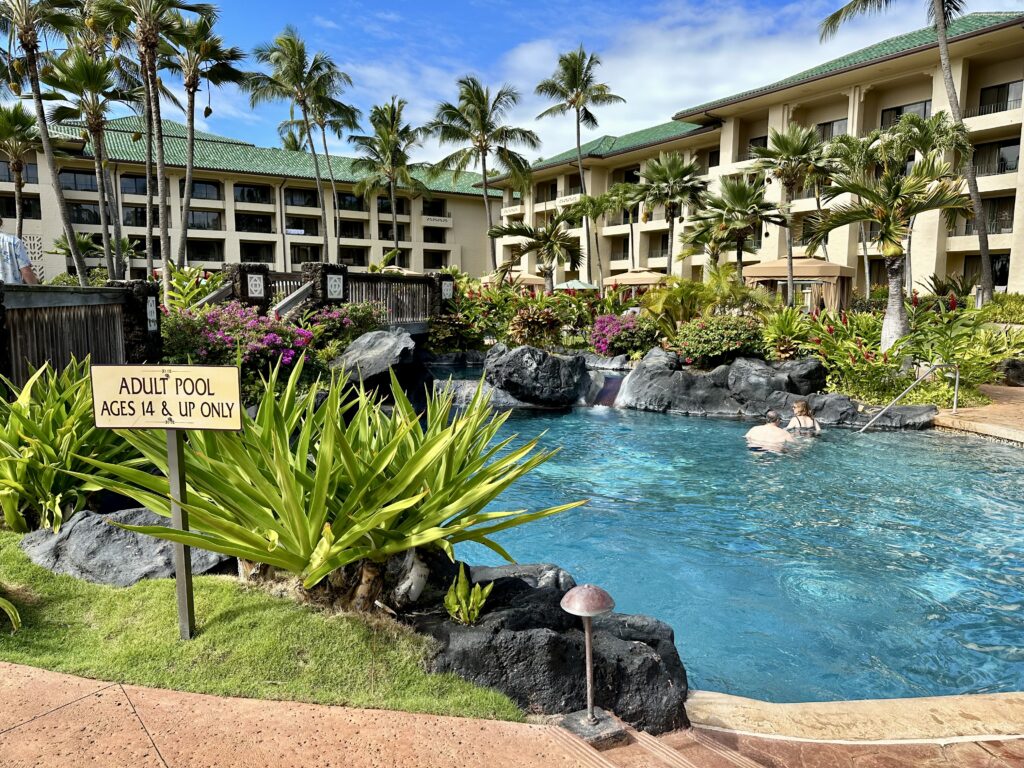Adult Pool at Grand Hyatt Kauai