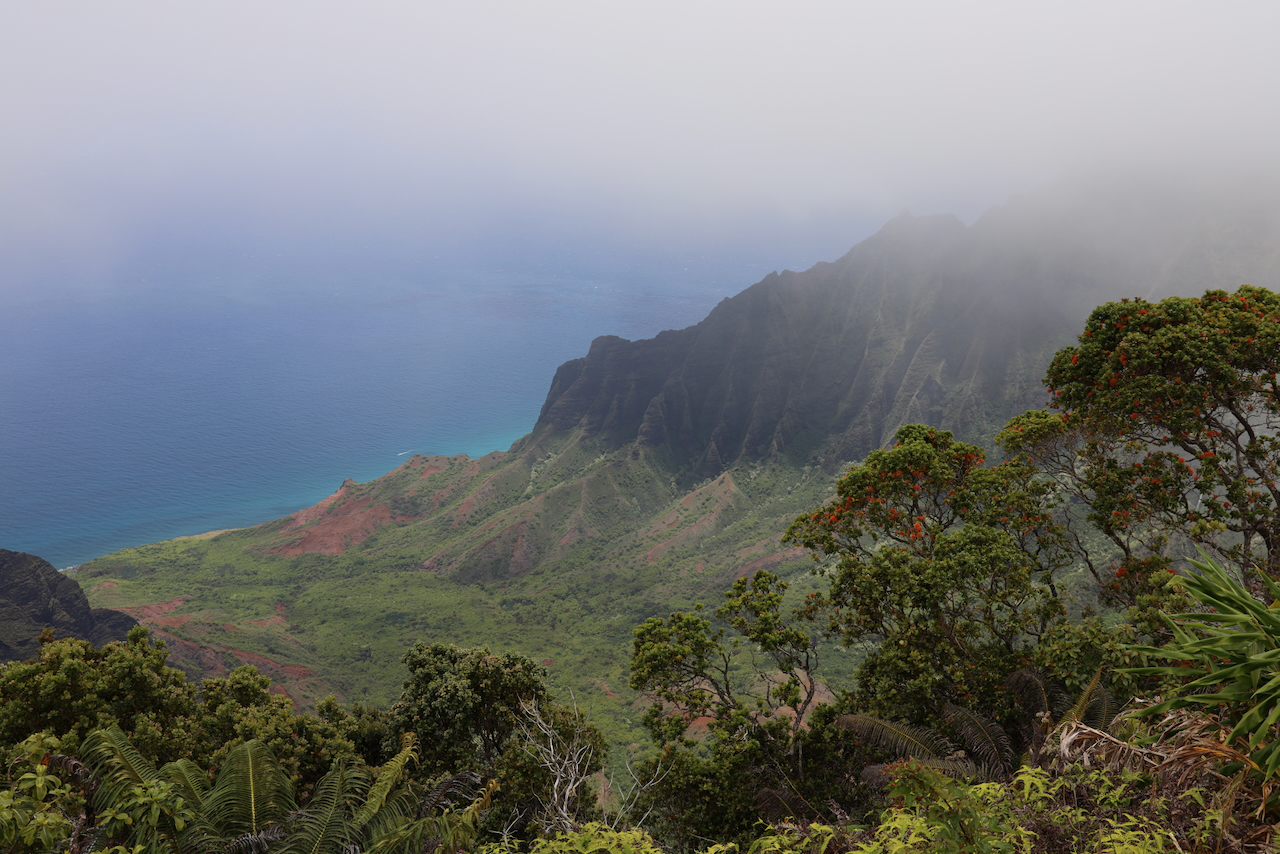 Kalalau Lookout in Kokeʻe State Park, Kauai