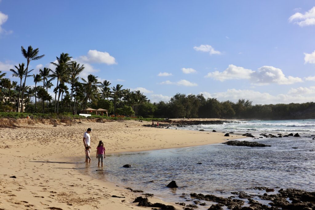 The Shipwreck Beach located by Grand Hyatt Kauai