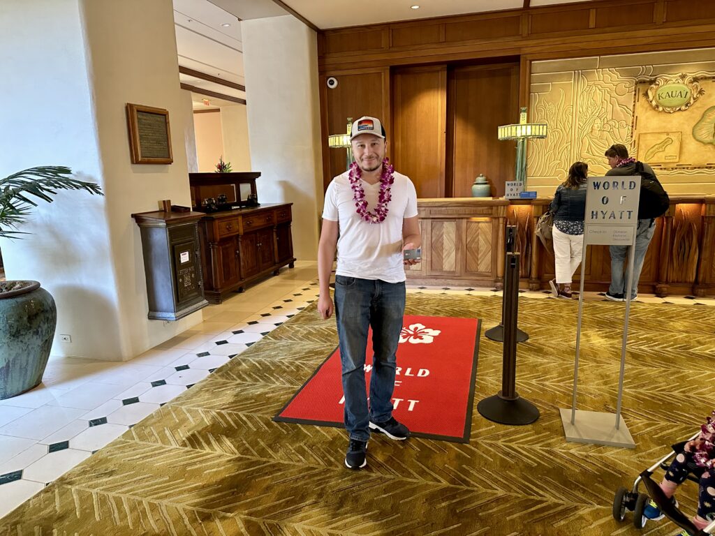 The lobby area of Grand Hyatt Kauai