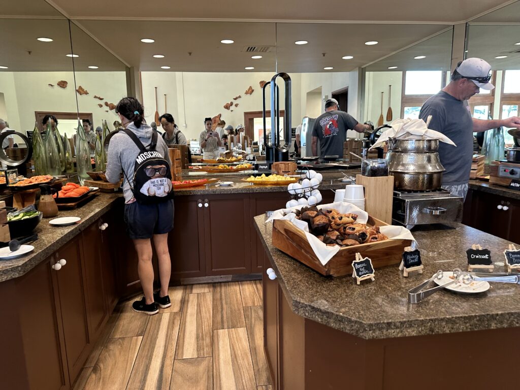 Breakfast at The Grand Club at Grand Hyatt Kauai