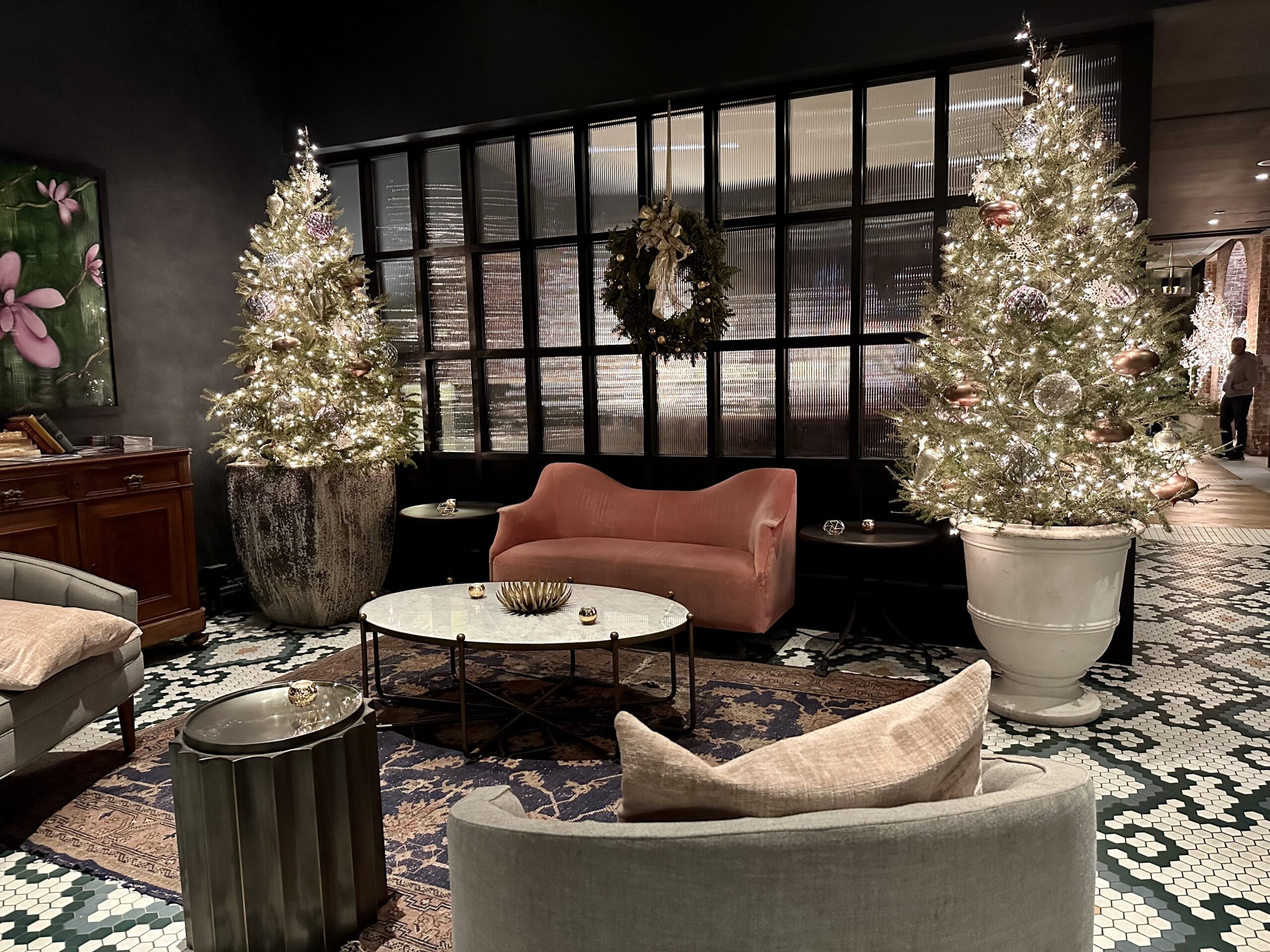 The lobby of The Eliza Jane Hotel