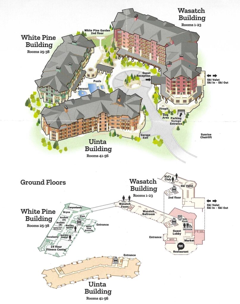 Hyatt Centric Park City map