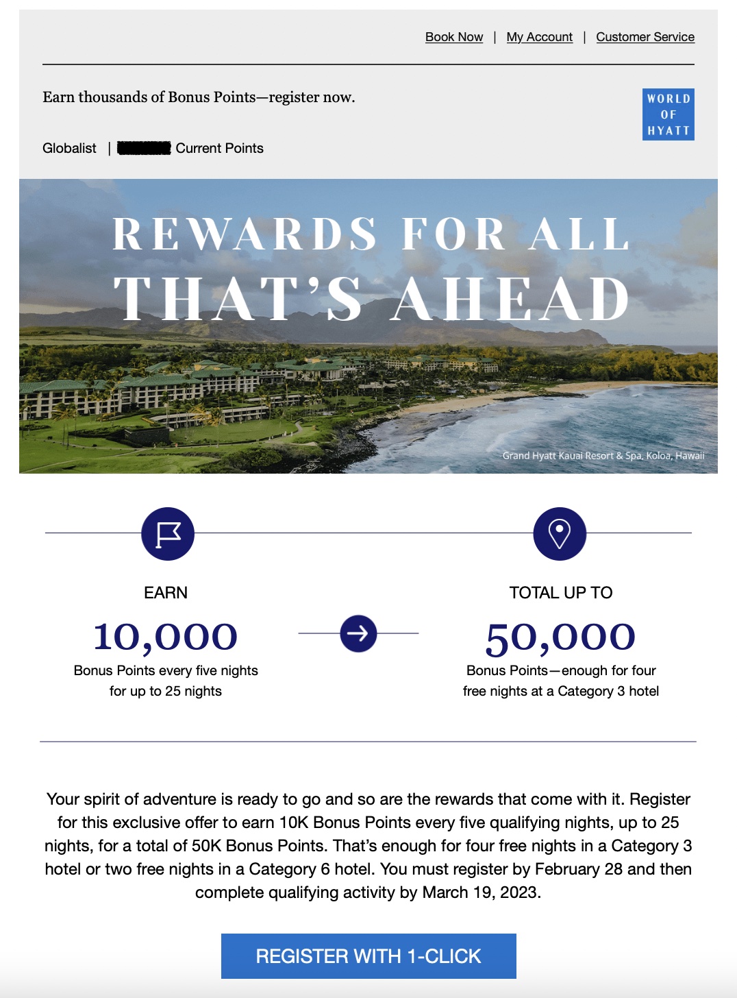 World of Hyatt Promotion