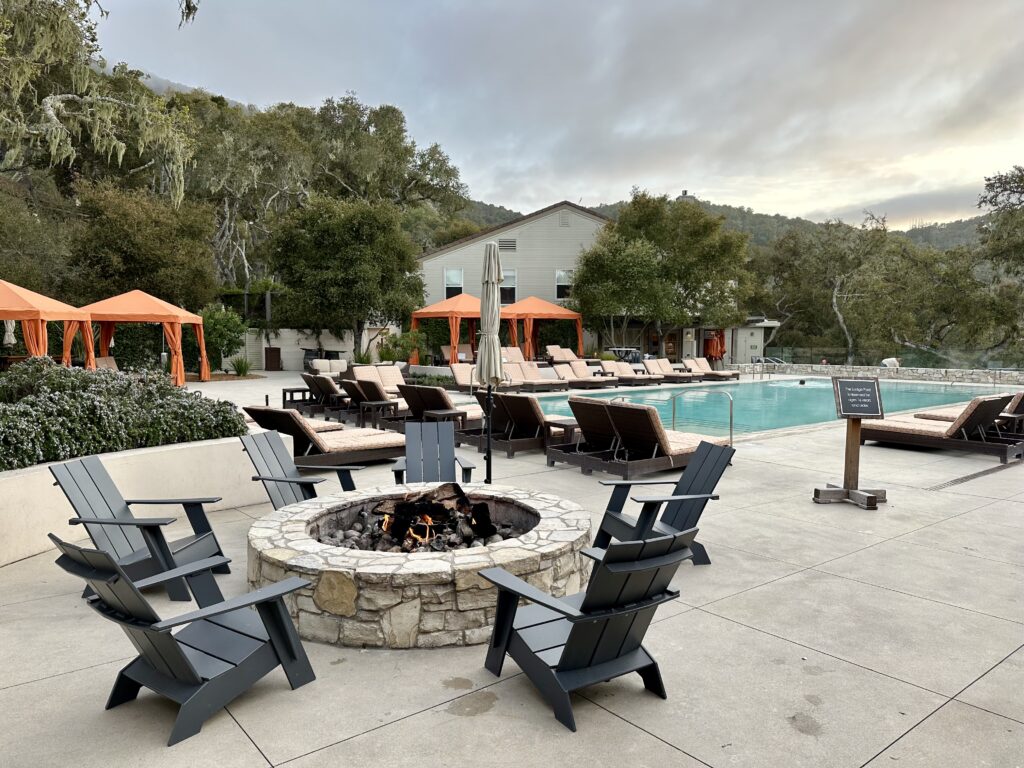 Adult-only pool at Carmel Valley Ranch
