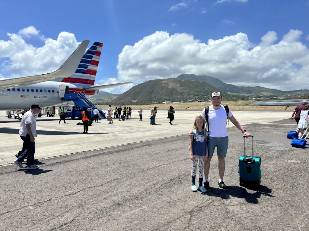 Us on our trip to St. Kitts and Nevis