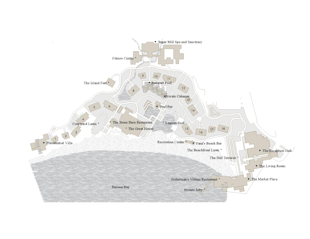 Map of Park Hyatt St. Kitts