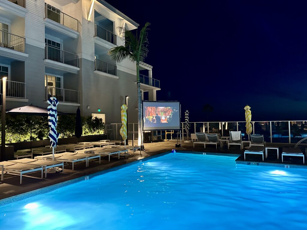 Dive-in movie at The Seabird Resort