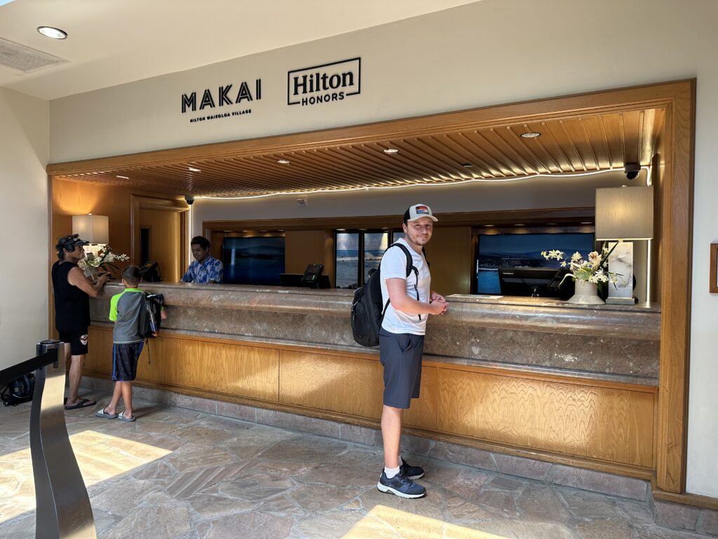 Lobby at Hilton Waikoloa Village, Big Island, Hawaii