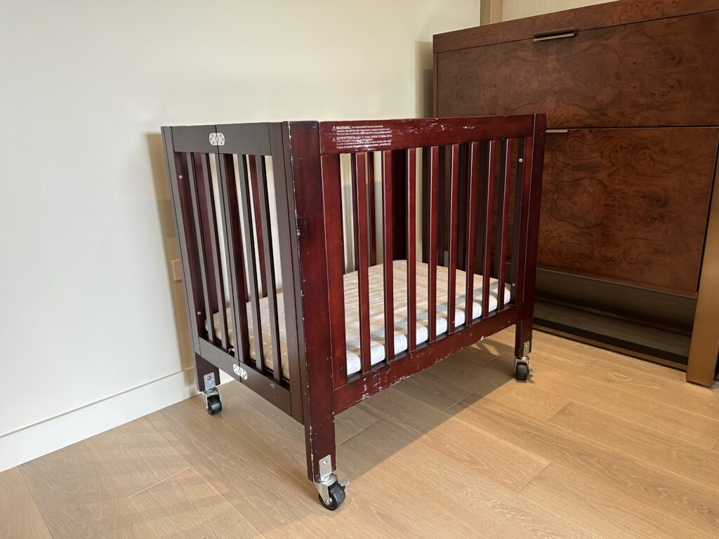Baby crib at Park Hyatt Chicago