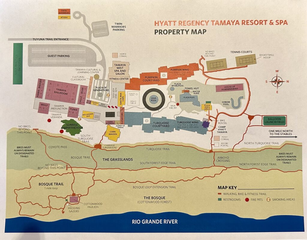 Map of Hyatt Regency Tamaya Resort and Spa