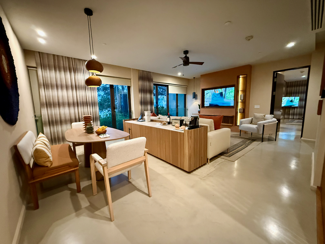 A living room at the Andaz Suite, Andaz Papagayo