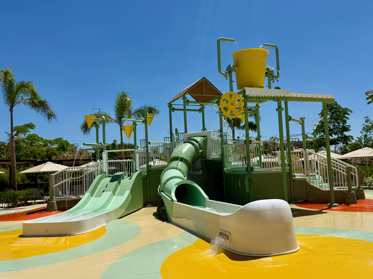 Water playground at Andaz Papagayo