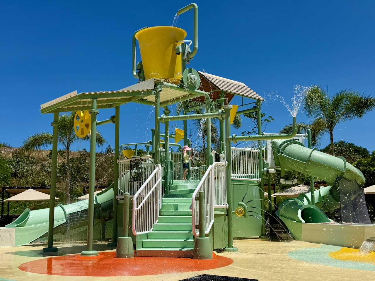 Water playground at Andaz Papagayo
