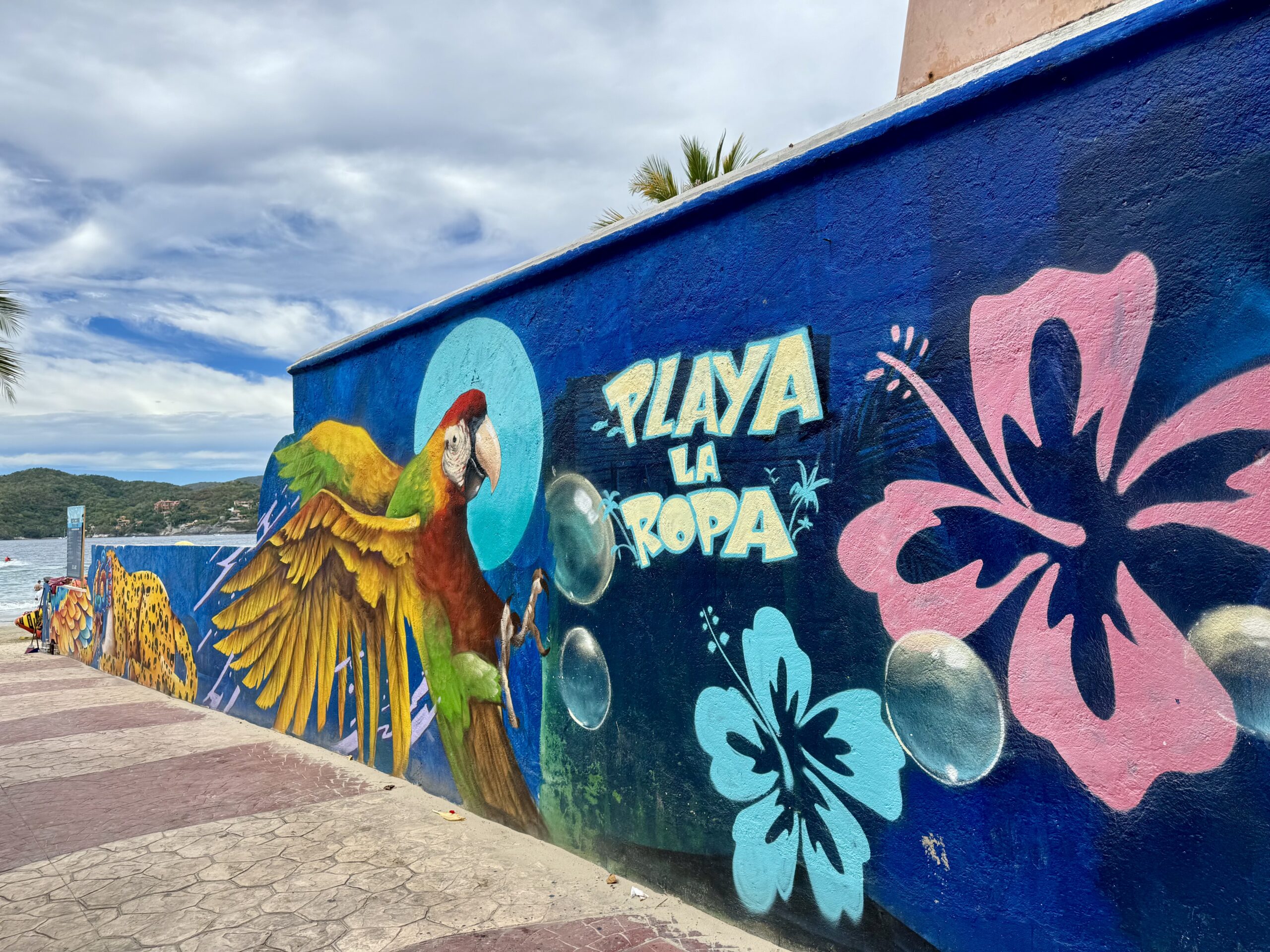 Street art in Zihuatanejo, Mexico