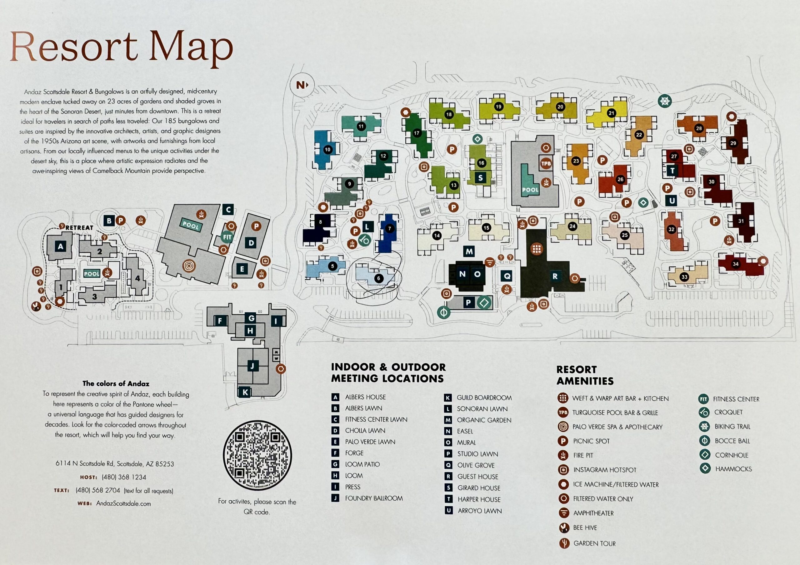 Andaz Scottsdale map