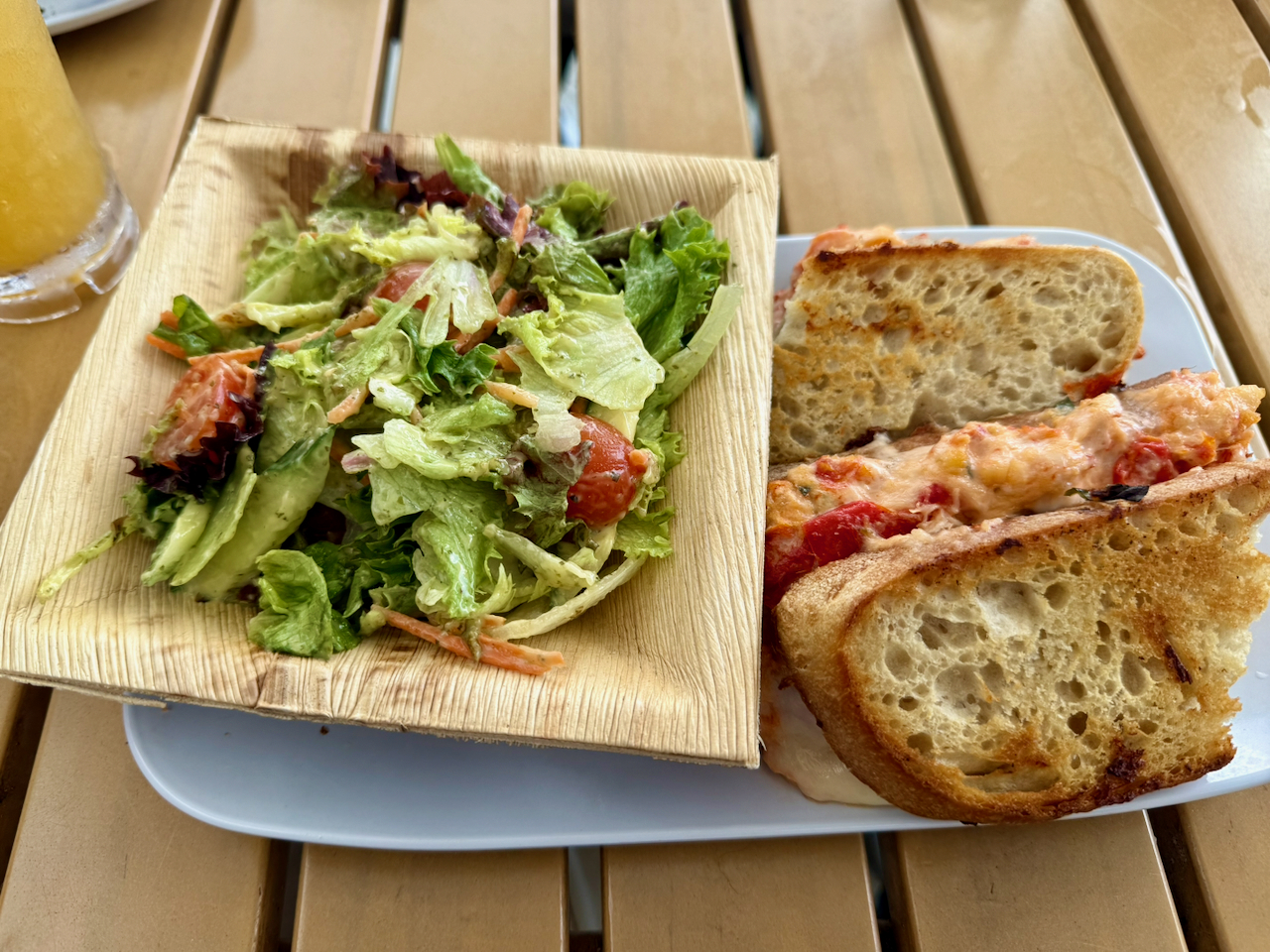 Lobster grilled cheese for lunch at Andaz Maui Wailea