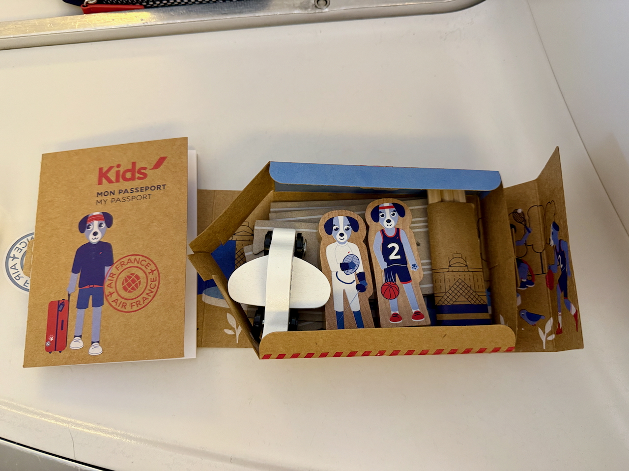 Air France Business Class kid's activity box