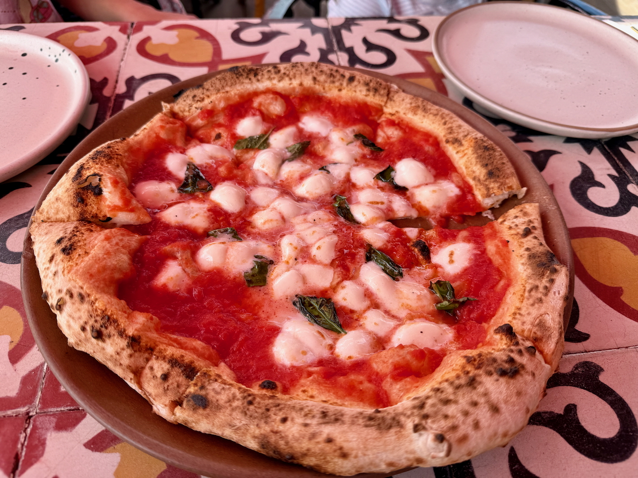 Pizza at La Favolosa restaurant, San Miguel de Allende