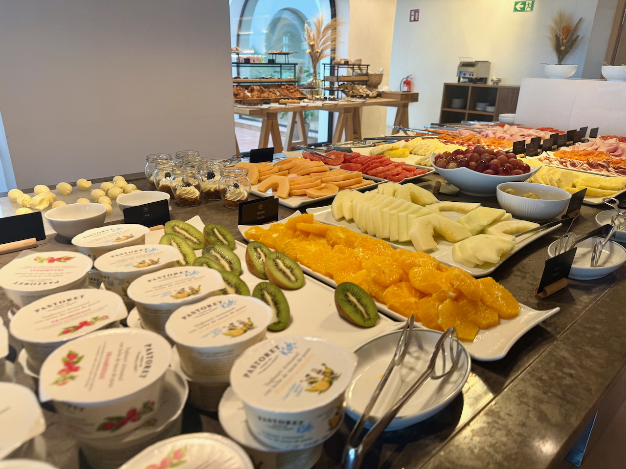 Breakfast at Palmito restaurant, La Zamra hotel