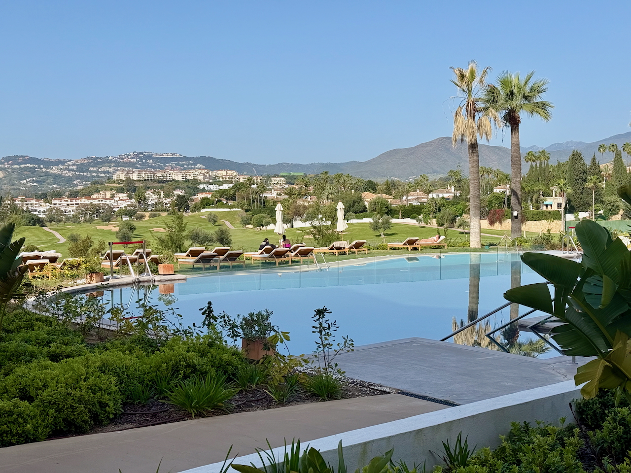 Pools at La Zambra hotel, Spain