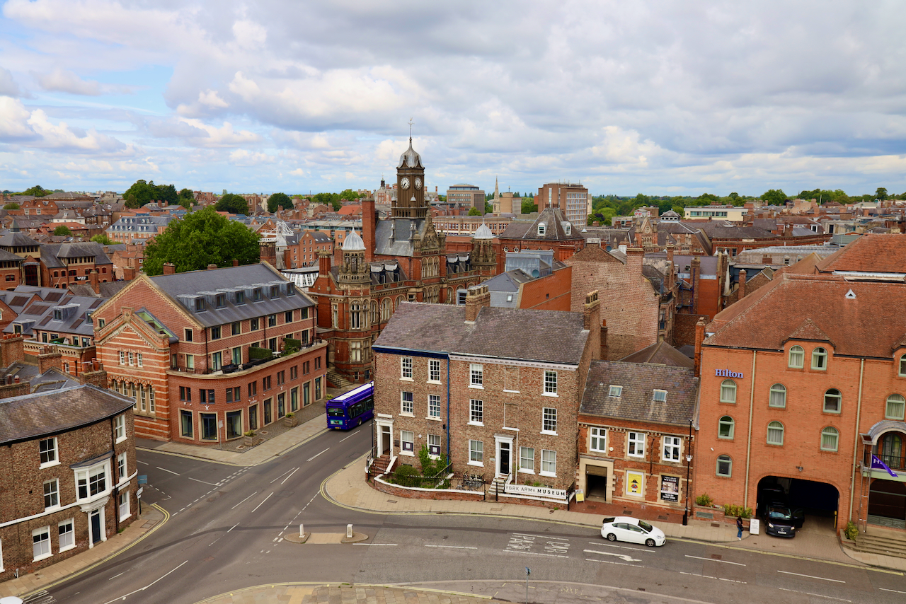 York views from the Clifford’s Tower, York