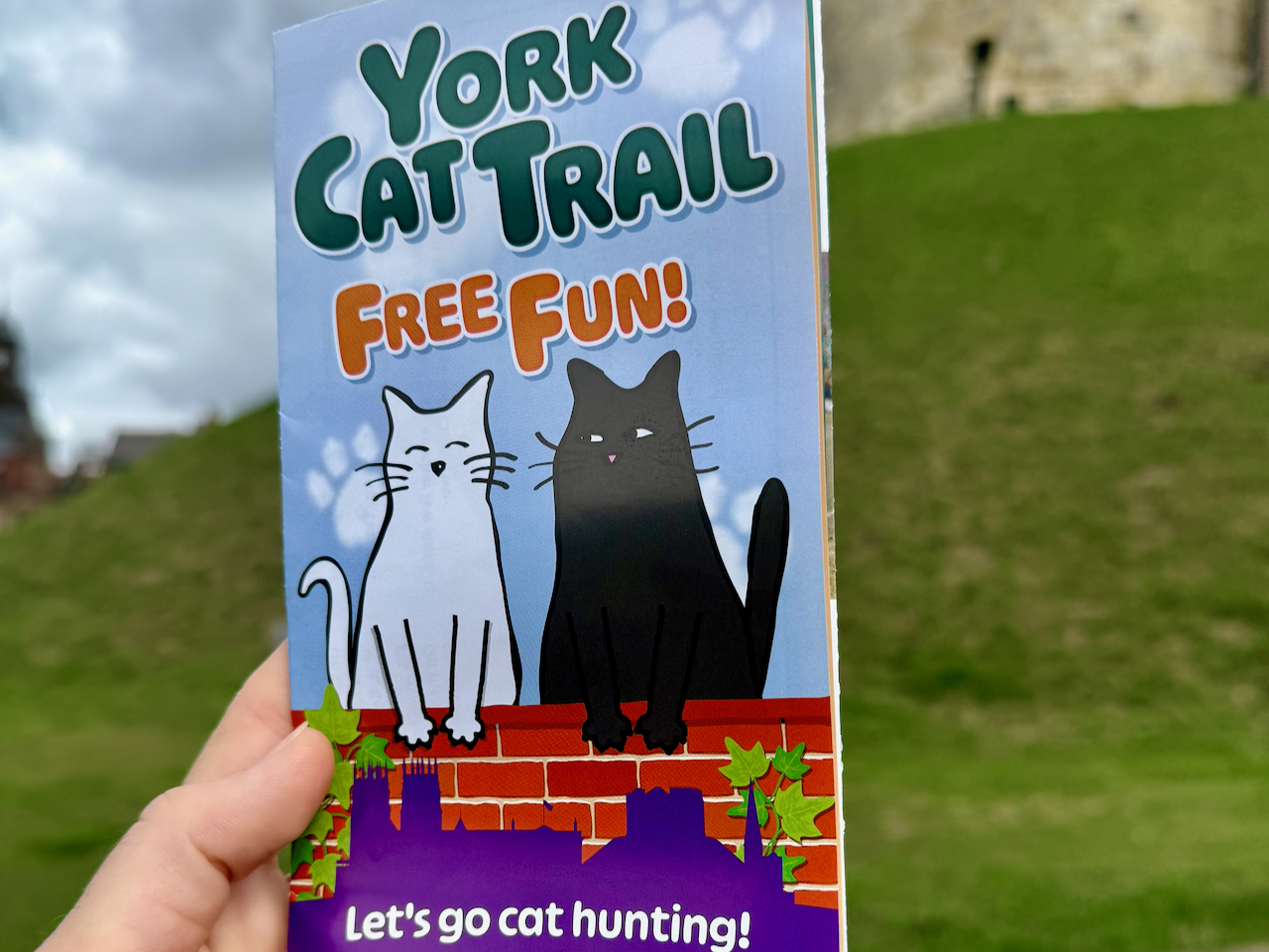 The York Cat Trail map
