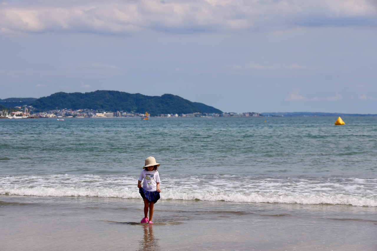 Yuigahama Beach, Kamakura, Japan